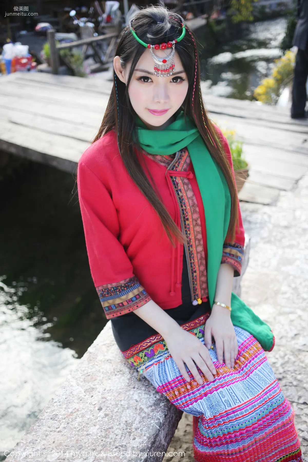 MARA Jiang, Ethnic Style + Policewoman COS + Private Shoot [MyGirl] Vol.071 Photo Set photo 3