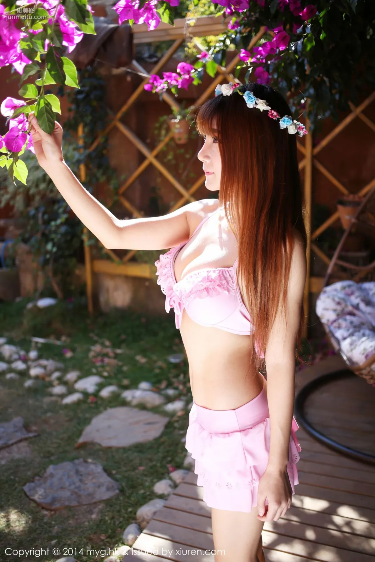 Zi Chuner Annie 'Sexy Lingerie + Fresh Little Qipao' [MyGirl] Vol.073 Photo Set photo 25