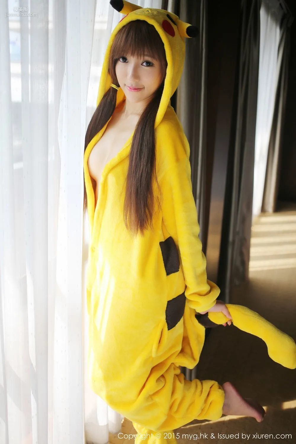 Yanni Wang "Thailand Chiang Mai Travel Shoot" Street Snap + Bathrobe + Pikachu [MyGirl] Vol.095 Photo Set photo 51