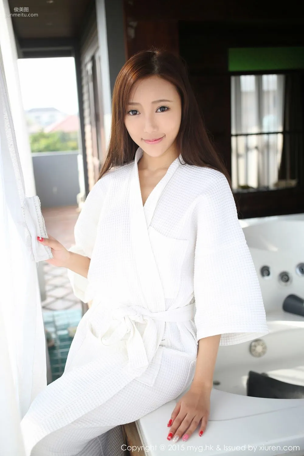 Yanni Wang "Thailand Chiang Mai Travel Shoot" Street Snap + Bathrobe + Pikachu [MyGirl] Vol.095 Photo Set photo 28