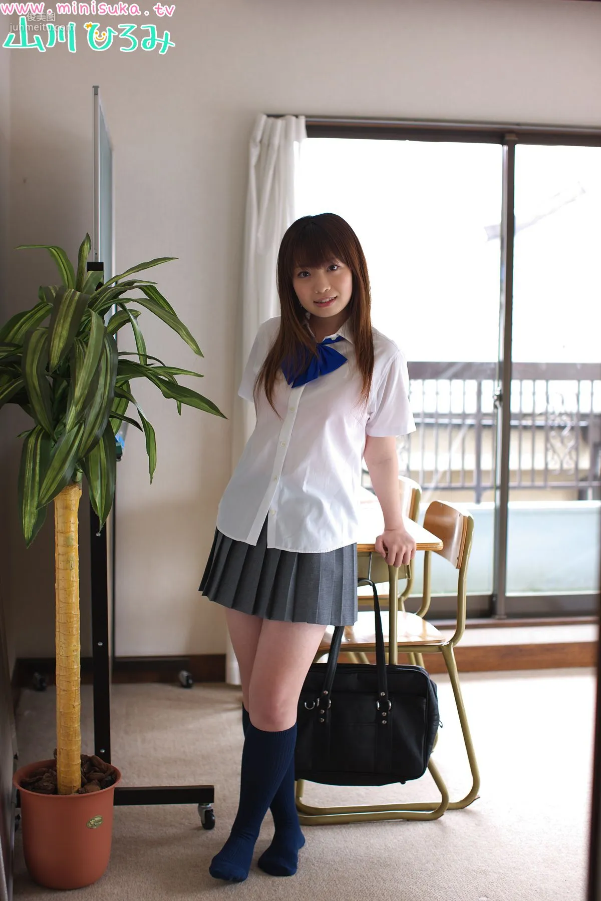 山川ひろみ Hikari Yamaguchi 現役女子高生 [Minisuka.tv] 写真集1