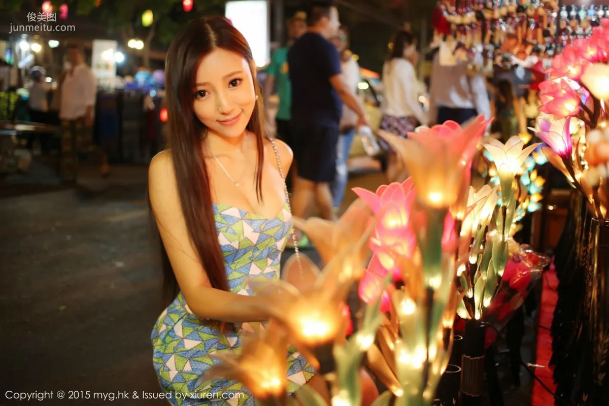 Yanni Wang "Thailand Chiang Mai Travel Shoot" Street Snap + Bathrobe + Pikachu [MyGirl] Vol.095 Photo Set photo 17