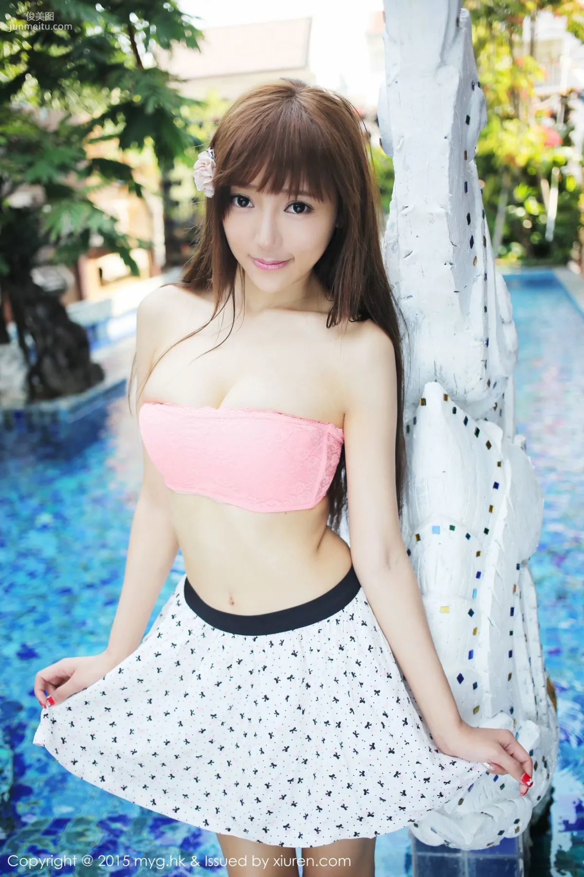 Yanni Wang, Chiang Mai Thailand Travel Shoot, Fresh Ultra Short Skirt Series [MyGirl] Vol.098 Photo Set photo 35