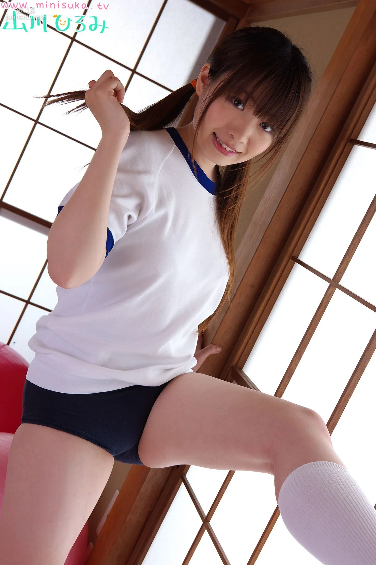 山川ひろみ Hikari Yamaguchi 現役女子高生 [Minisuka.tv] 寫真集 79