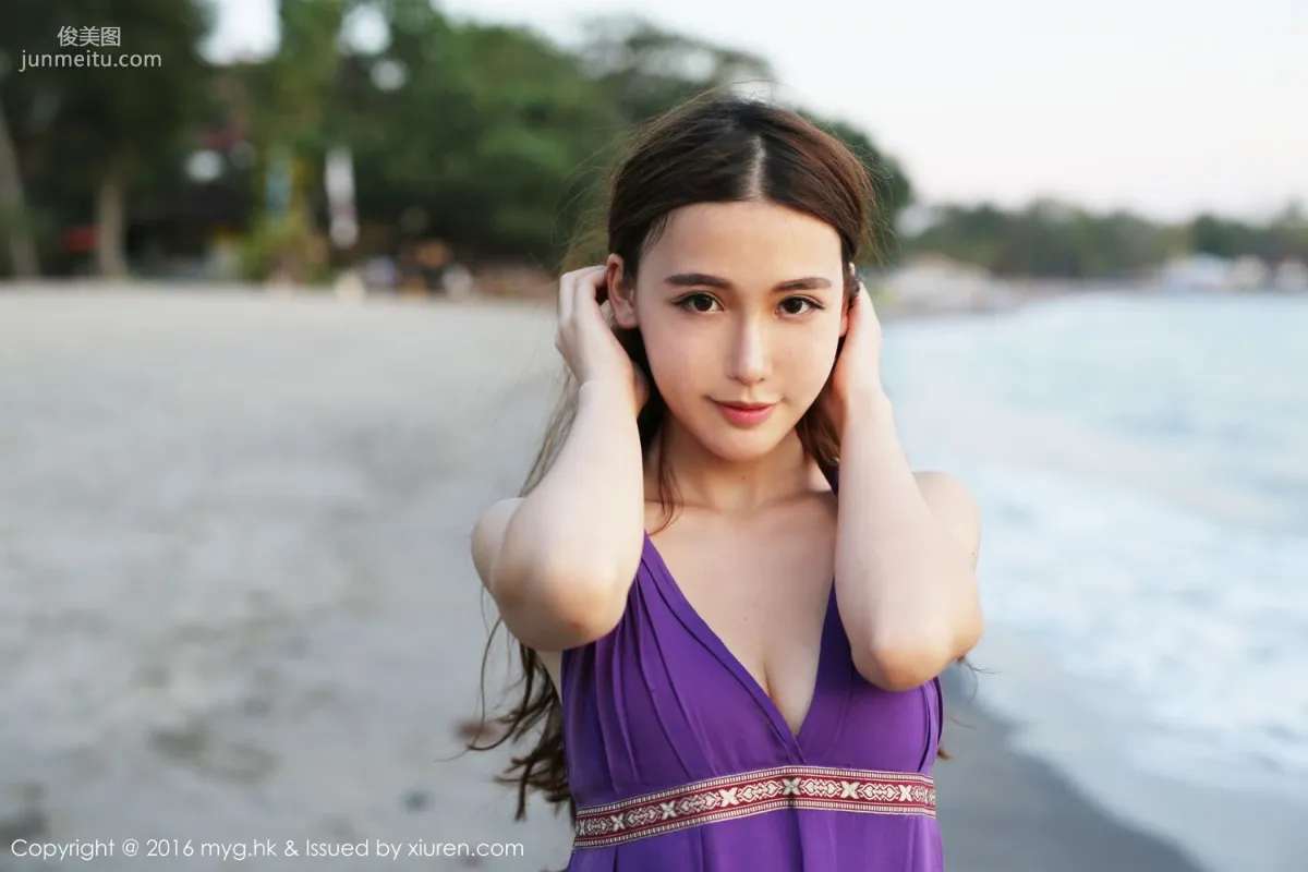 Xionga BOBO, Lombok Travel Shoot, Beach Aesthetic and Fresh Series [MyGirl] Vol.191 Photo Set photo 59