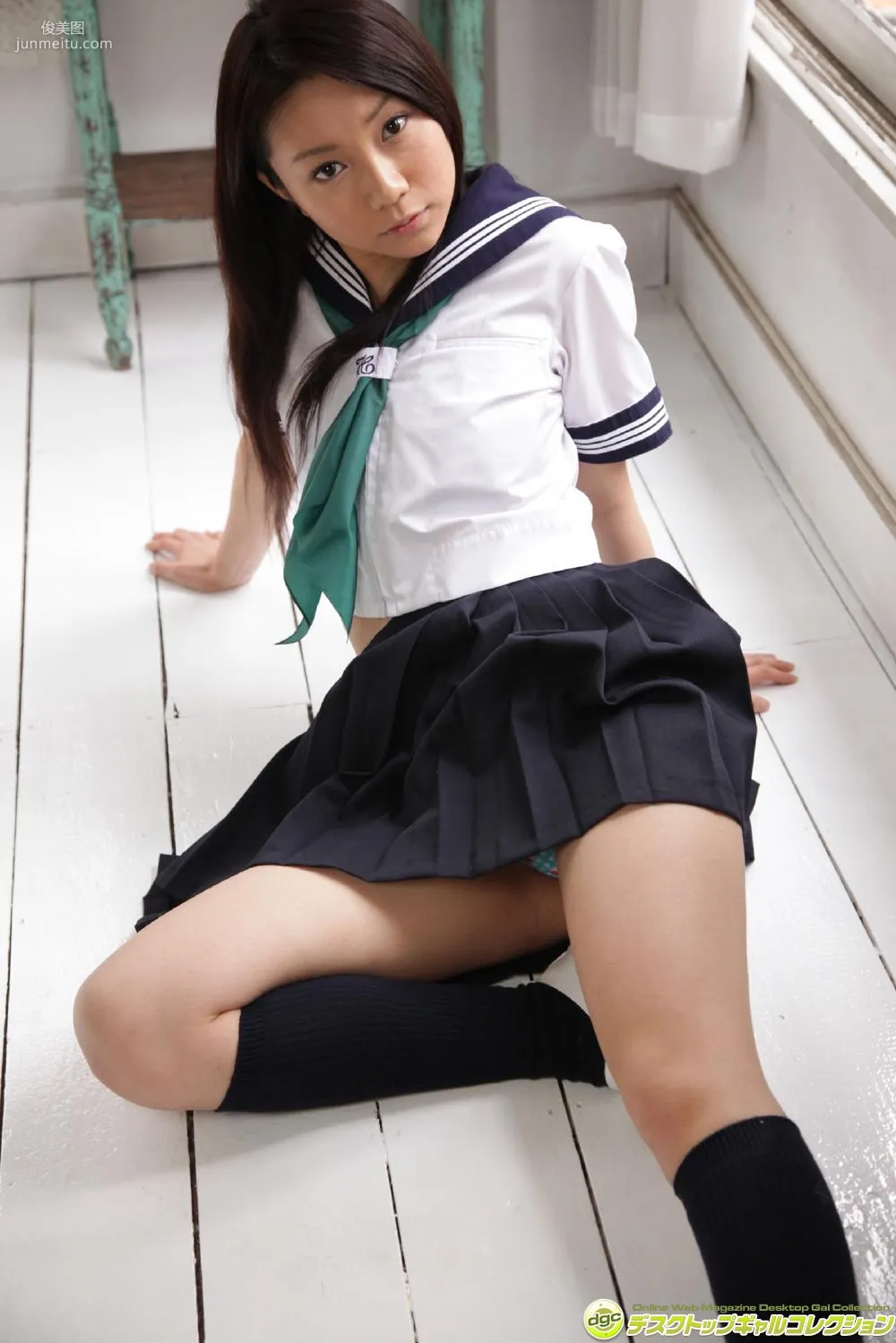 Tomoyo Hoshino, Uniform Girl Hoshino's Ultimate Moe Pose Provocation! [DGC] Photo Set photo 13