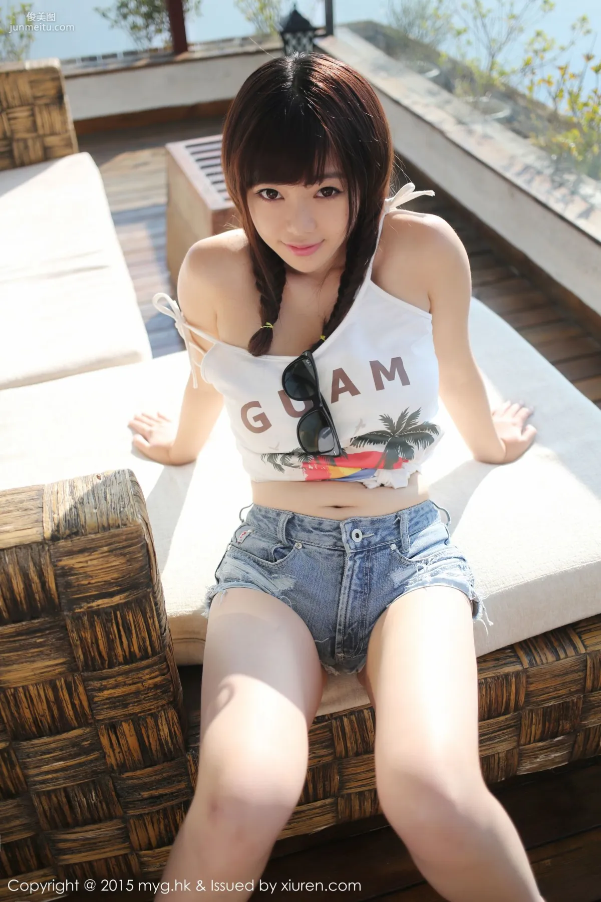 Liu Feier Faye, Dali Travel Shoot, The Temptation of a Busty Denim Girl [MyGirl] Vol.104 Photo Set photo 4