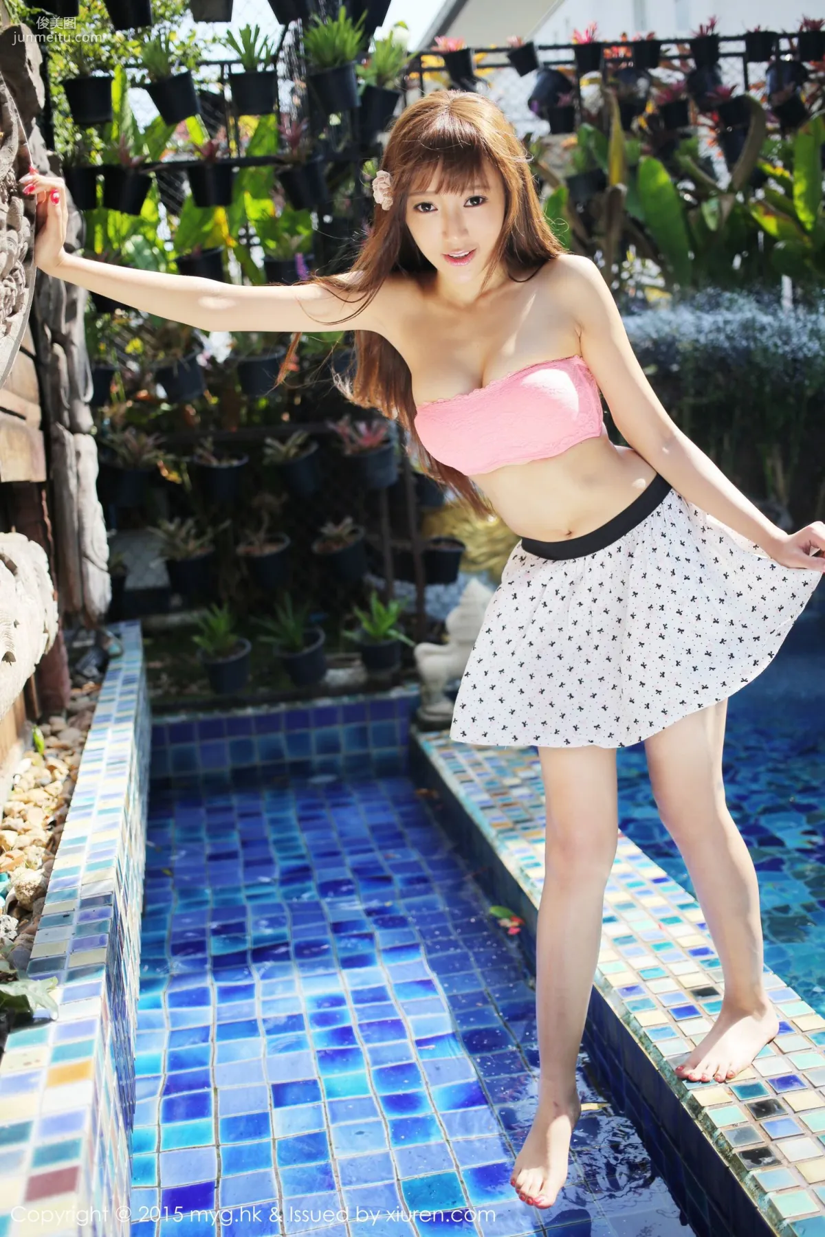 Yanni Wang, Chiang Mai Thailand Travel Shoot, Fresh Ultra Short Skirt Series [MyGirl] Vol.098 Photo Set photo 22