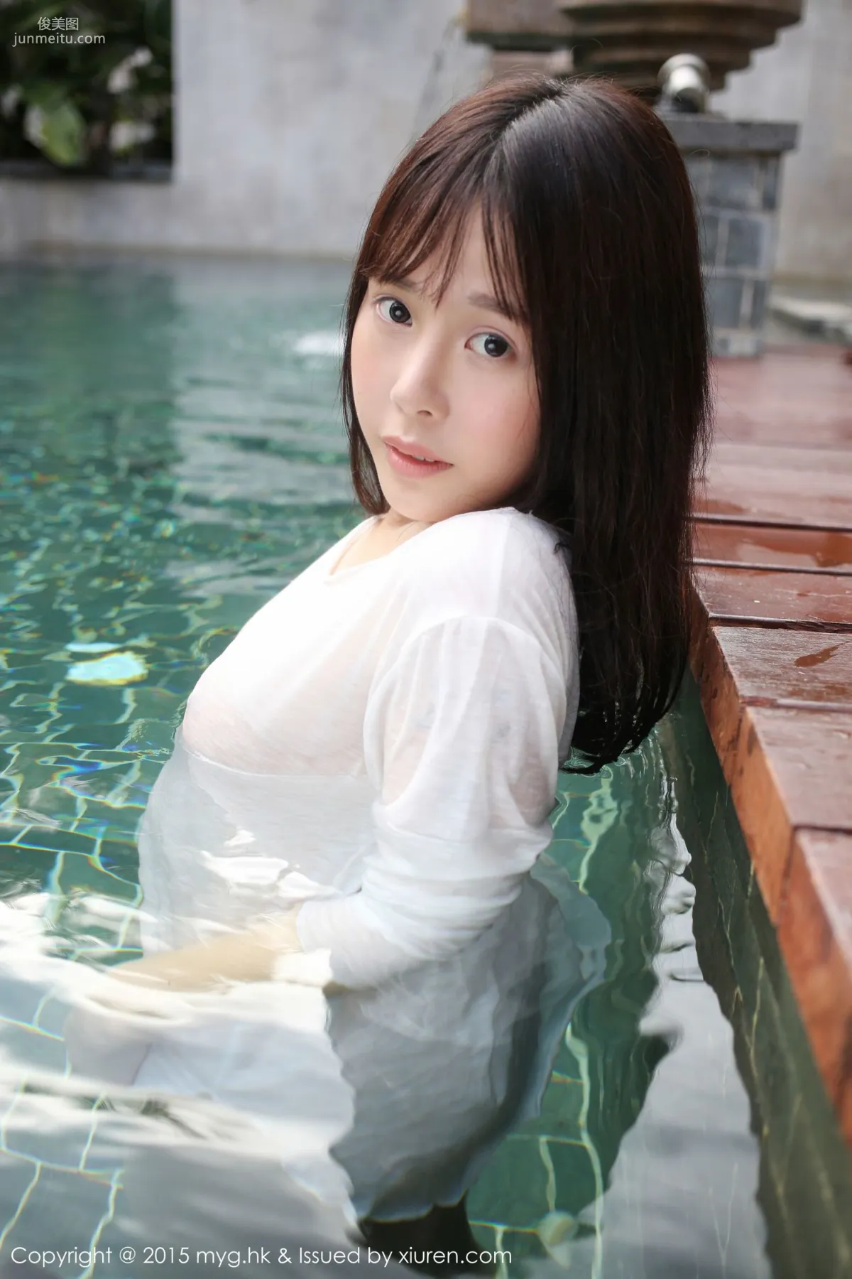 Ai Li Evelyn, Wet in the Pool [MyGirl] Vol.180 Photo Set photo 18