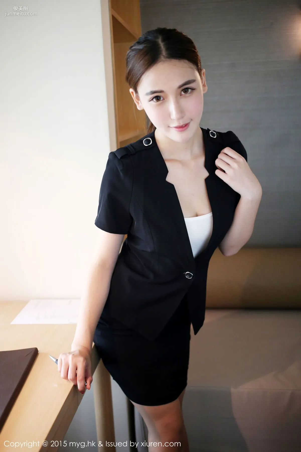 Xionga BOBO, Teacher Uniform Temptation [MyGirl] Vol.161 Photo Set photo 17