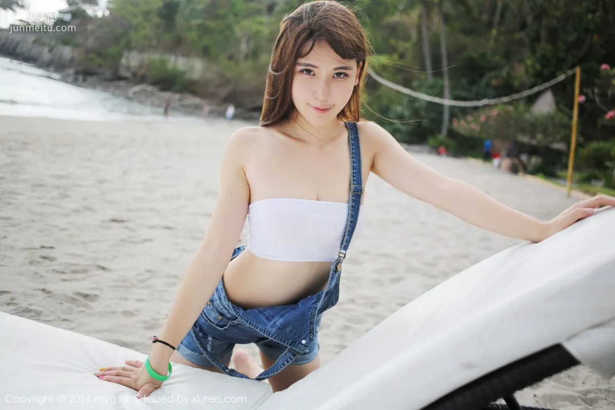 Xionga BOBO, Lombok Travel Shoot, Beach Aesthetic and Fresh Series [MyGirl] Vol.191 Photo Set photo 47