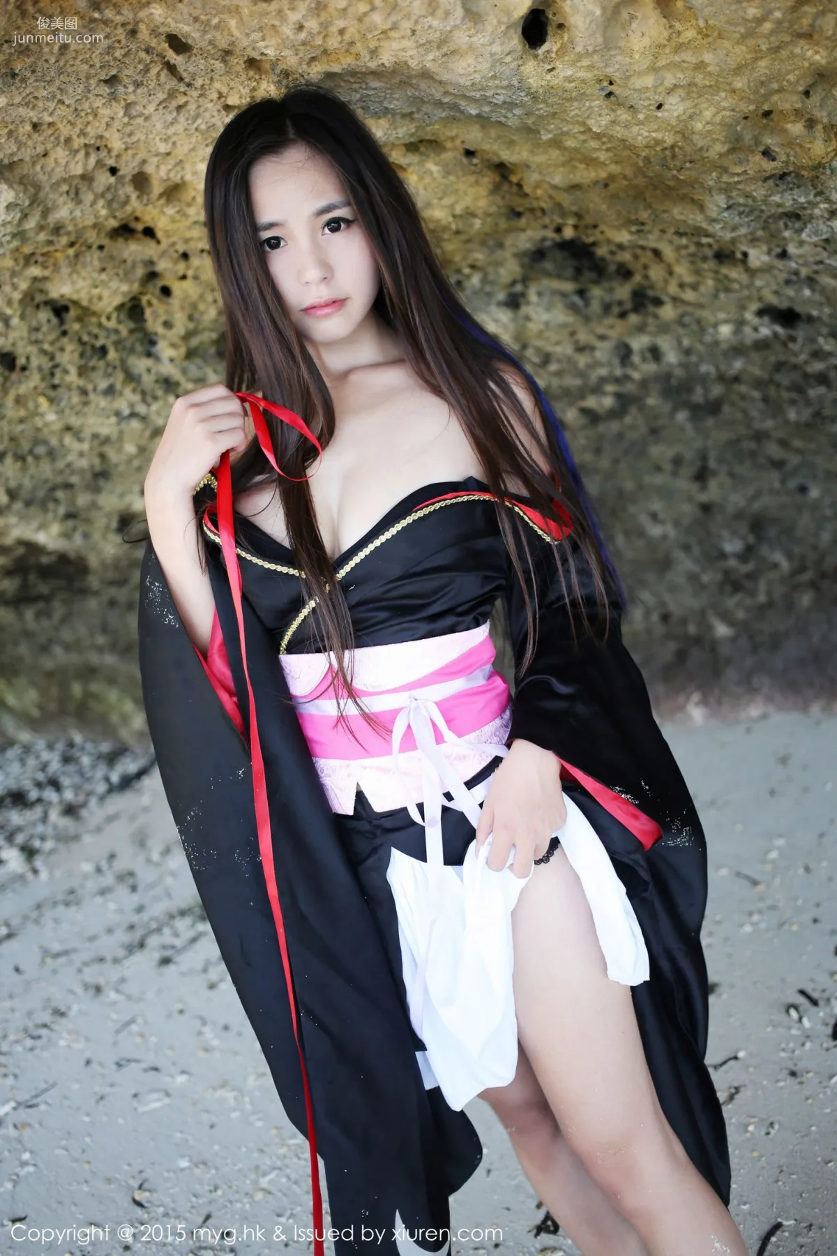 moa小姐《日本和服主題》 [美媛館MyGirl] Vol.136 寫真集 42