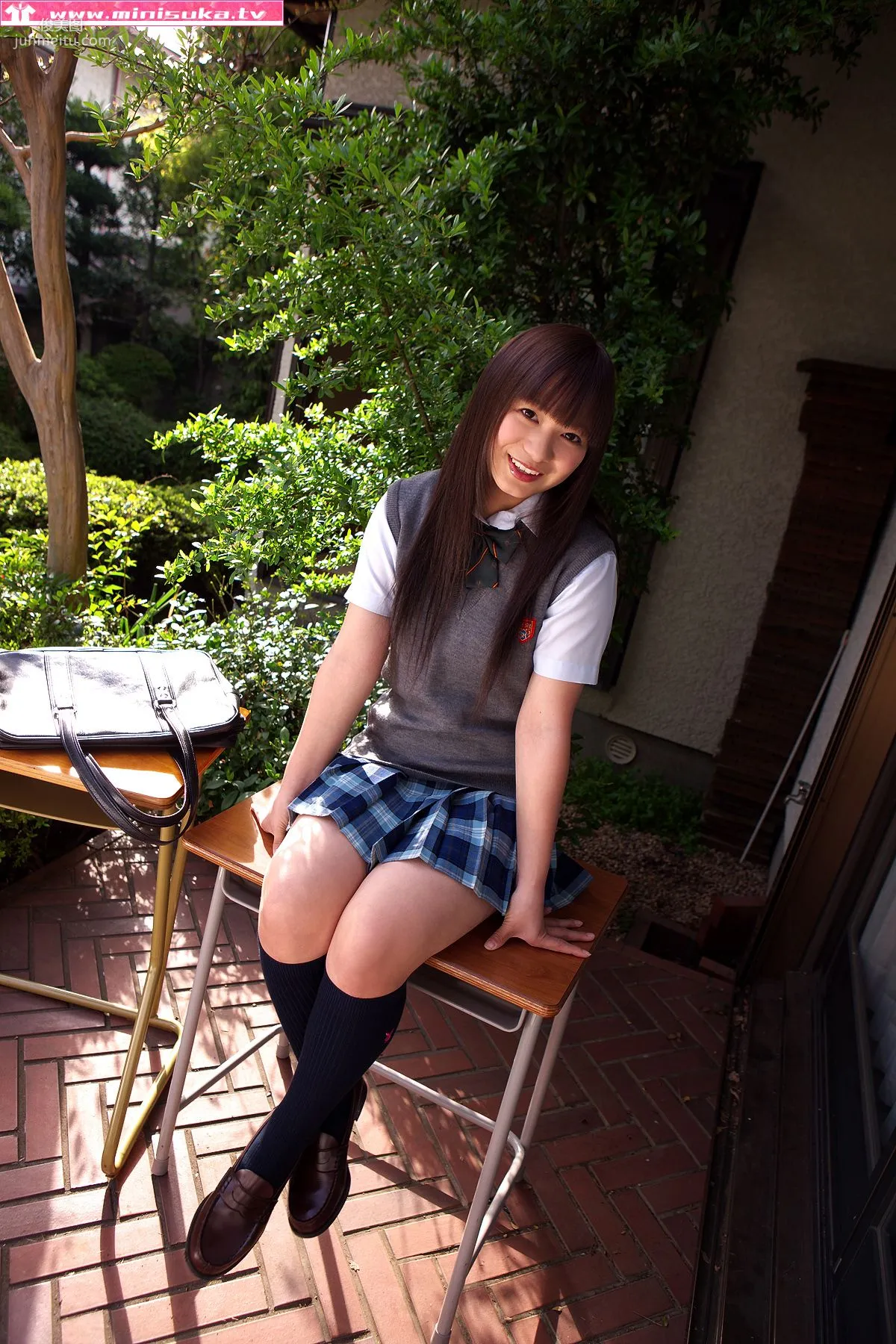 Moe Kubo 久保萌 現役女子高生 [Minisuka.tv] 寫真集 5