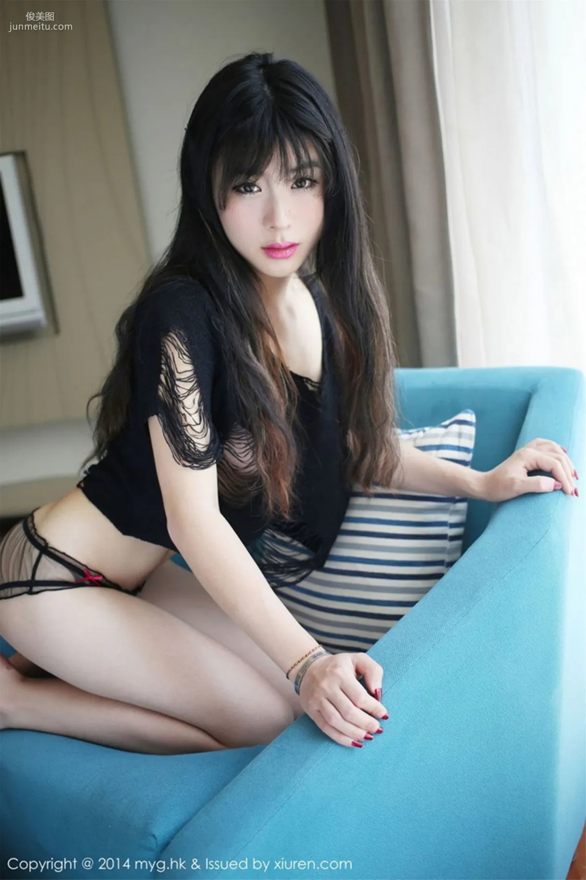 Liu Xueni Verna 'Thailand Travel Shoot' Lace Pajamas + Bikini + Street Snap [MyGirl] Vol.088 Photo Set photo 18
