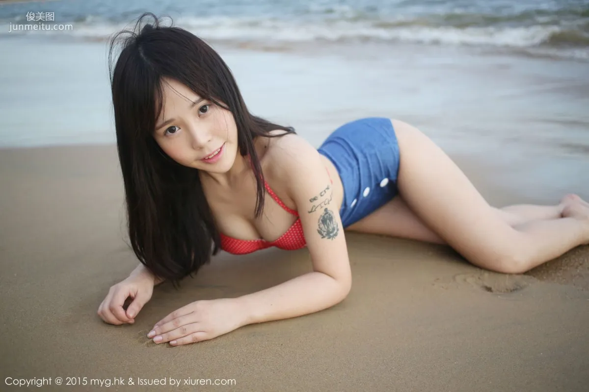 Evelyn Ai Li, School Swimsuit + Swimsuit Outdoor Shoot [MyGirl] Vol.175 Photo Set photo 52