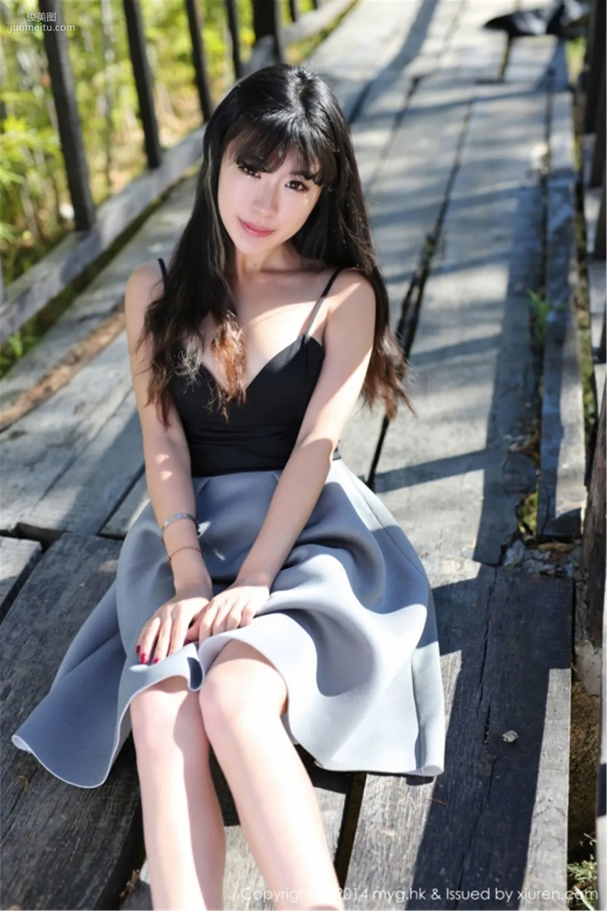Liu Xueni Verna, Lijiang Travel Shoot, Fetish Qipao + Lingerie + Ultra Short Skirt [MyGirl] Vol.069 Photo Set photo 38