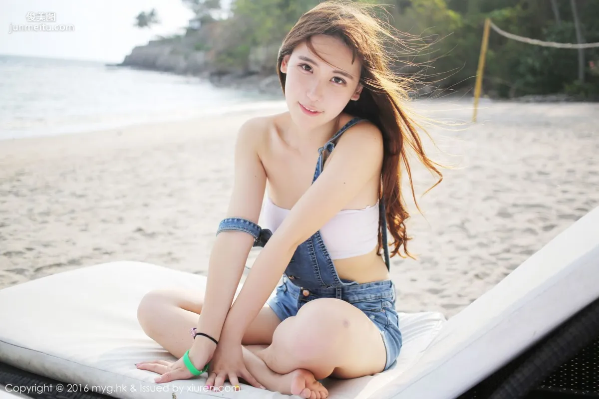 Xionga BOBO, Lombok Travel Shoot, Beach Aesthetic and Fresh Series [MyGirl] Vol.191 Photo Set photo 38