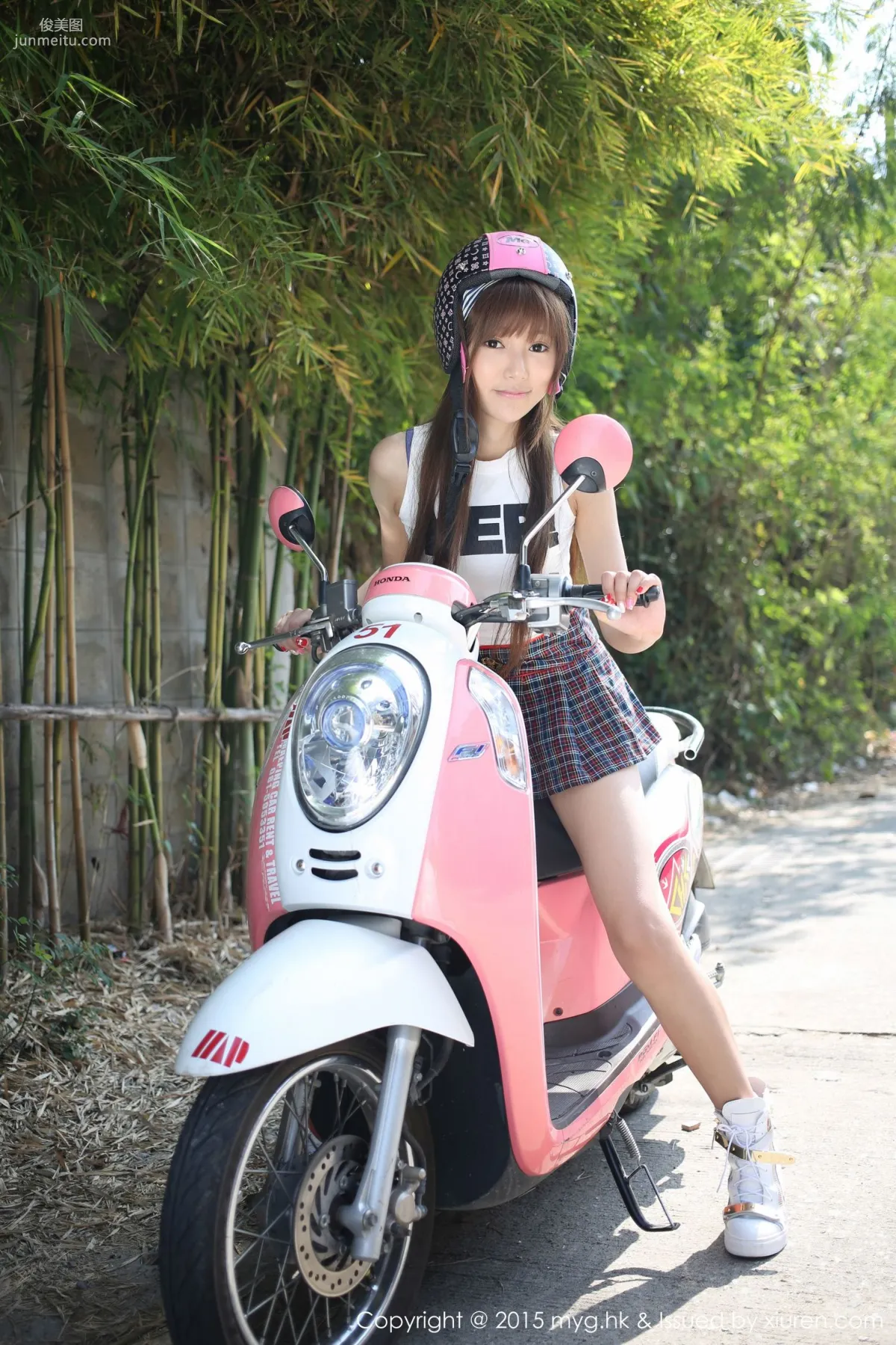 Yanni Wang 'Street Snap Ultimate School Uniform Girl' [MyGirl] Vol.103 Photo Set photo 50
