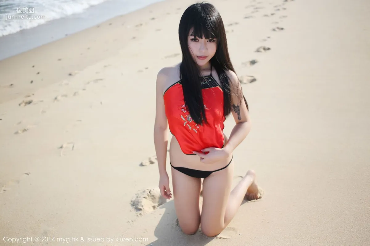 Babao icey 'Xiamen Travel Shoot' Swimsuit + Uniform [MyGirl] Vol.075 Photo Set photo 47