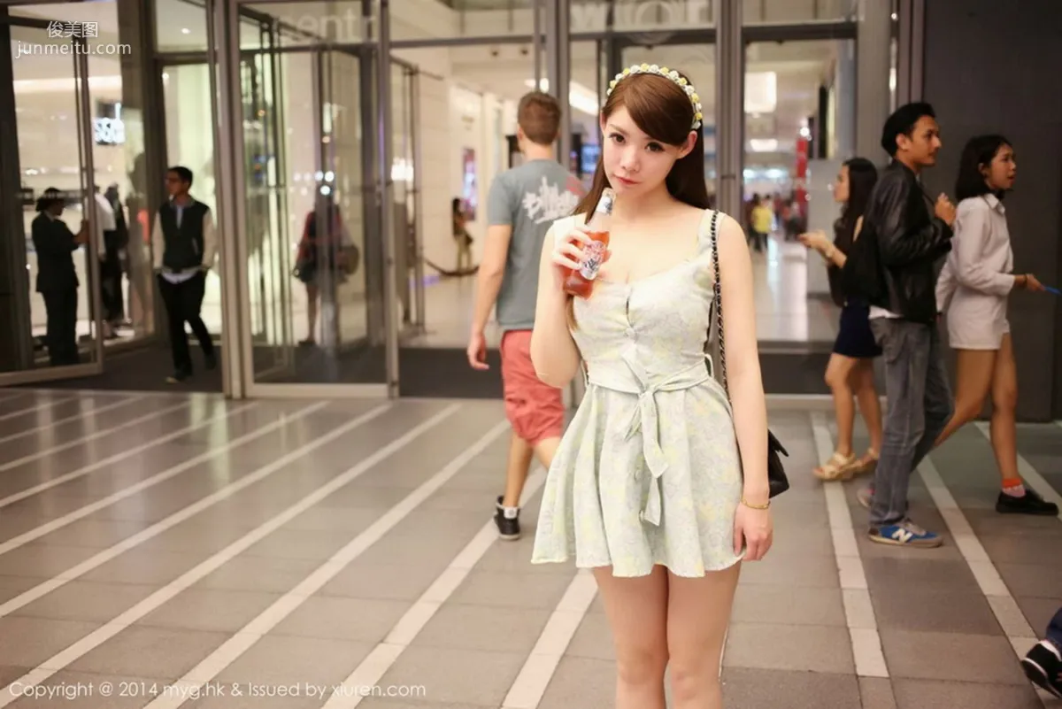 MARA Jiang 'Thailand Travel Shoot' Sexy Lingerie + Short Skirt Street Snap [MyGirl] Vol.085 Photo Set photo 30