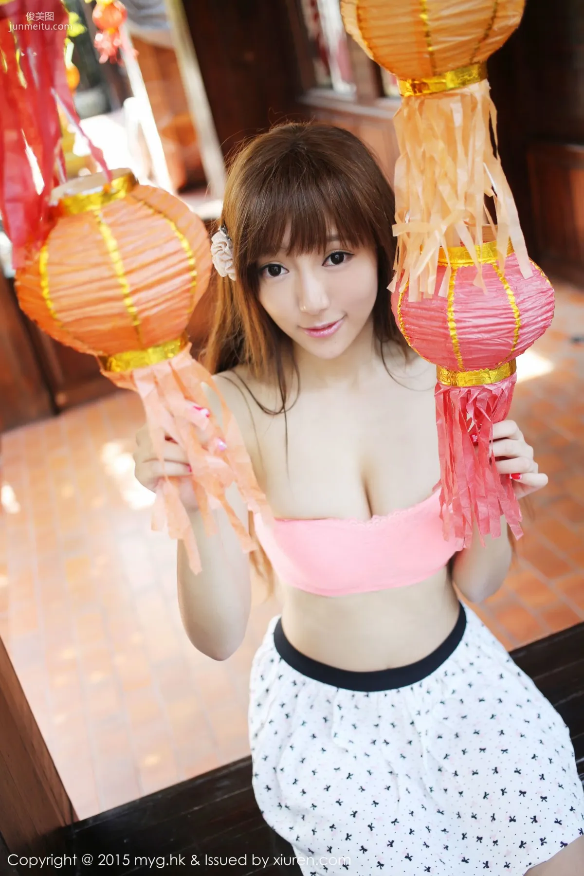 Yanni Wang, Chiang Mai Thailand Travel Shoot, Fresh Ultra Short Skirt Series [MyGirl] Vol.098 Photo Set photo 52