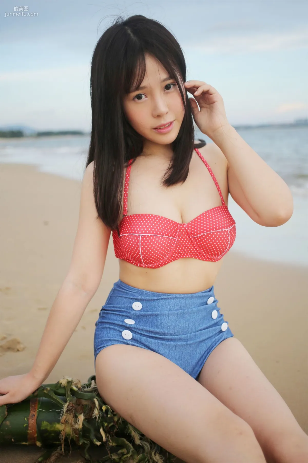 Evelyn Ai Li, School Swimsuit + Swimsuit Outdoor Shoot [MyGirl] Vol.175 Photo Set photo 45
