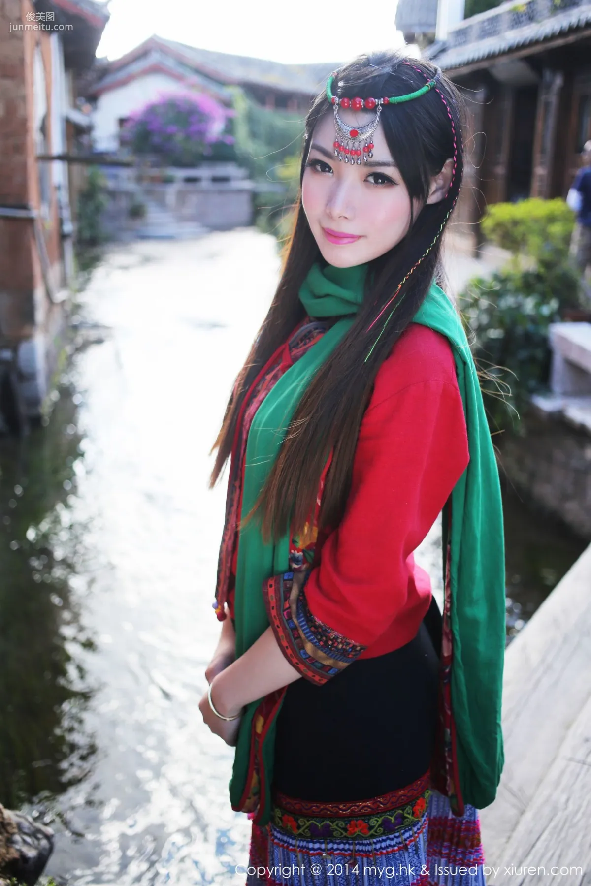 MARA Jiang, Ethnic Style + Policewoman COS + Private Shoot [MyGirl] Vol.071 Photo Set photo 6