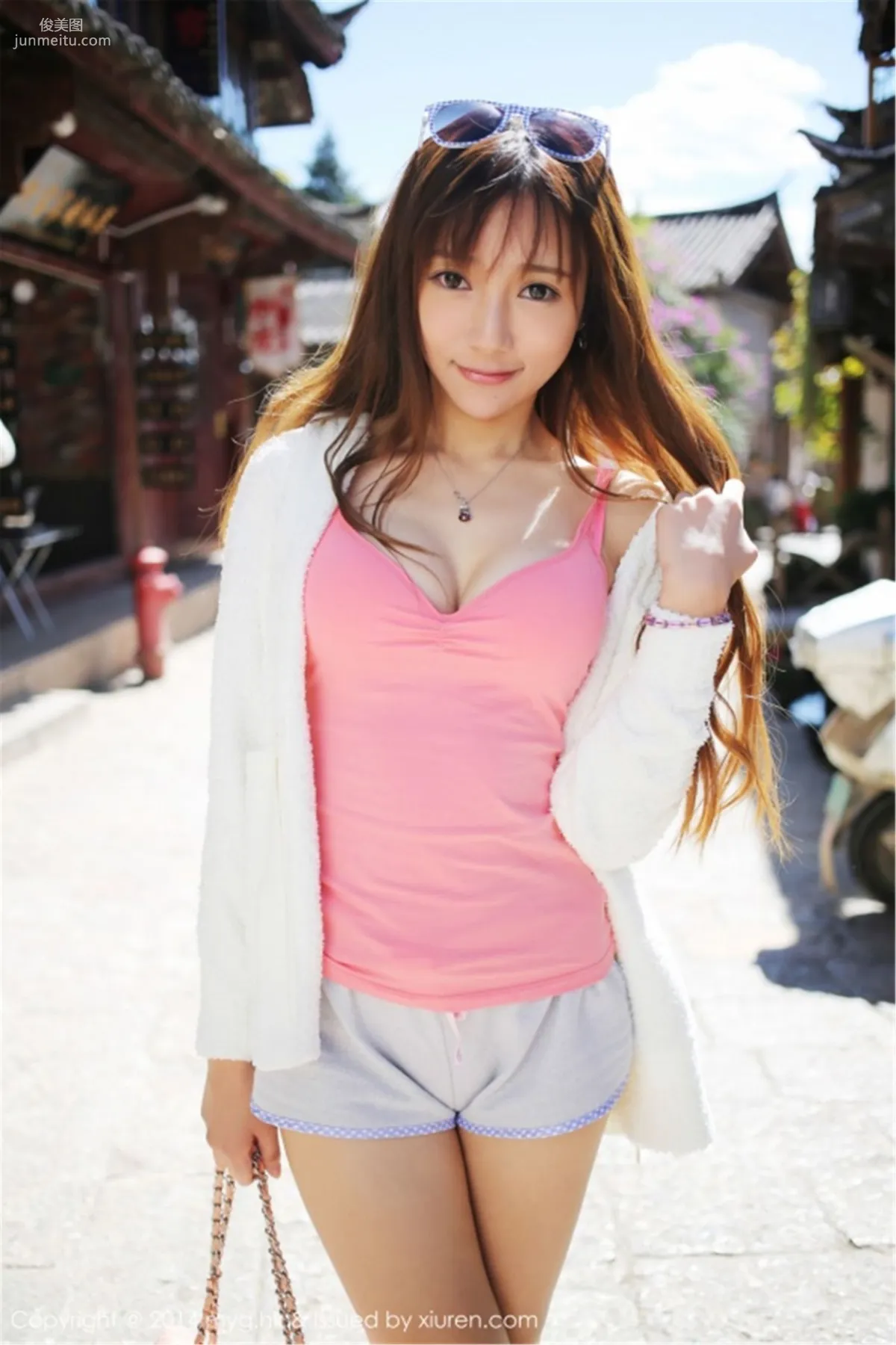 Yanni Wang, Lijiang Travel Shoot, Pajamas + 2 Sets of Lingerie [MyGirl] Vol.068 Photo Set photo 72