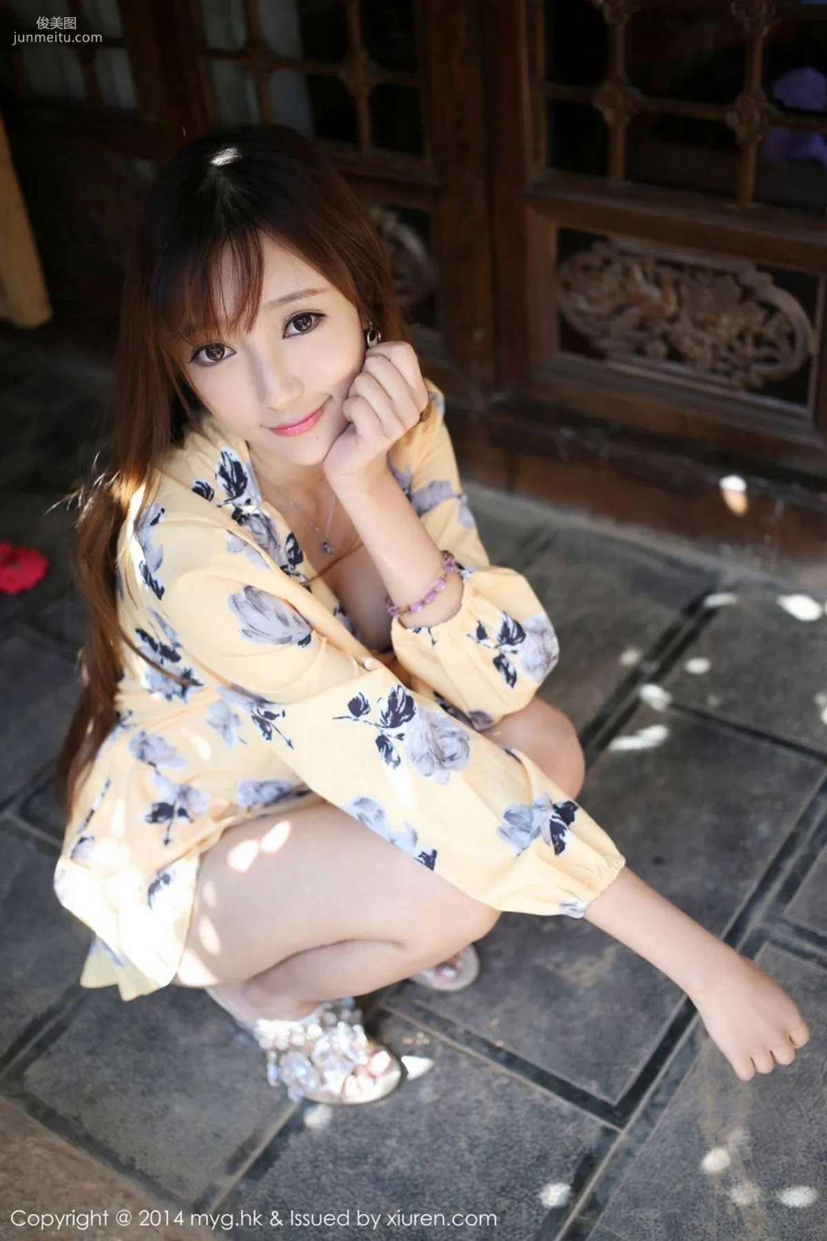 Yanni Wang, Lijiang Travel Shoot, Super Fresh and Beautiful Outdoor Shoot [MyGirl] Vol.079 Photo Set photo 9