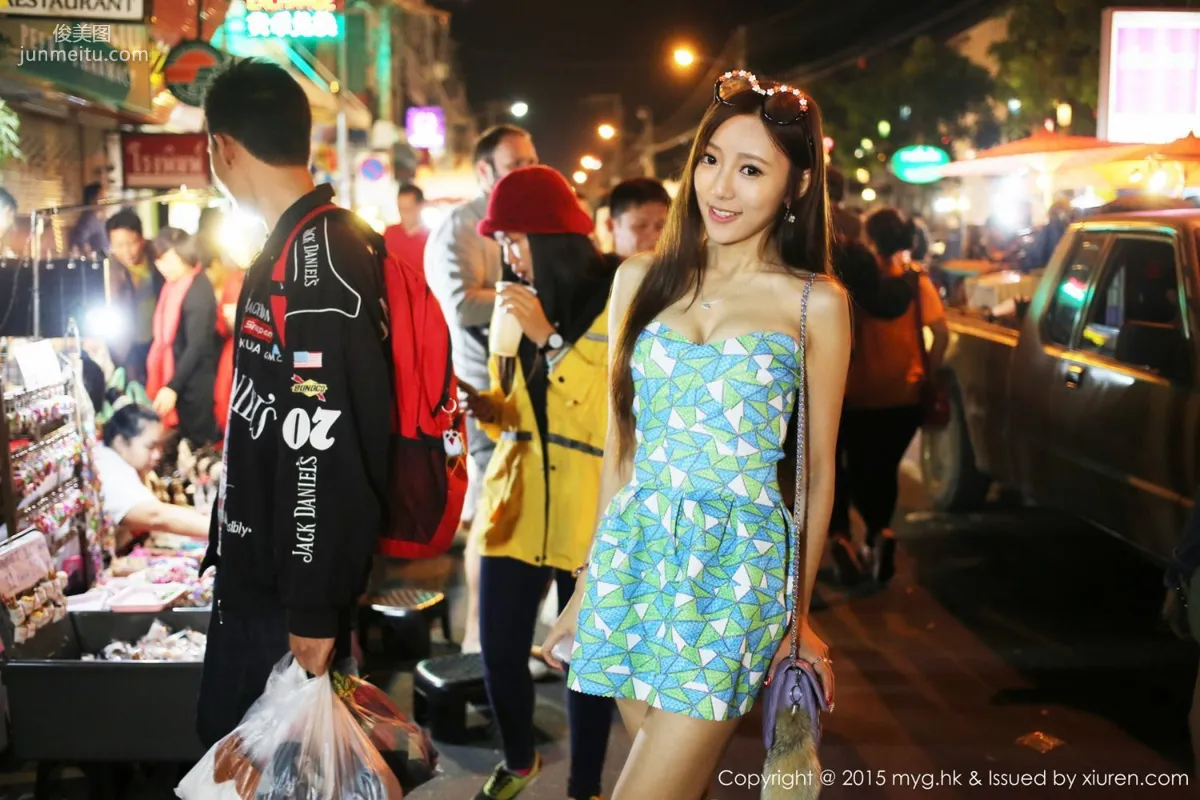 Yanni Wang "Thailand Chiang Mai Travel Shoot" Street Snap + Bathrobe + Pikachu [MyGirl] Vol.095 Photo Set photo 22