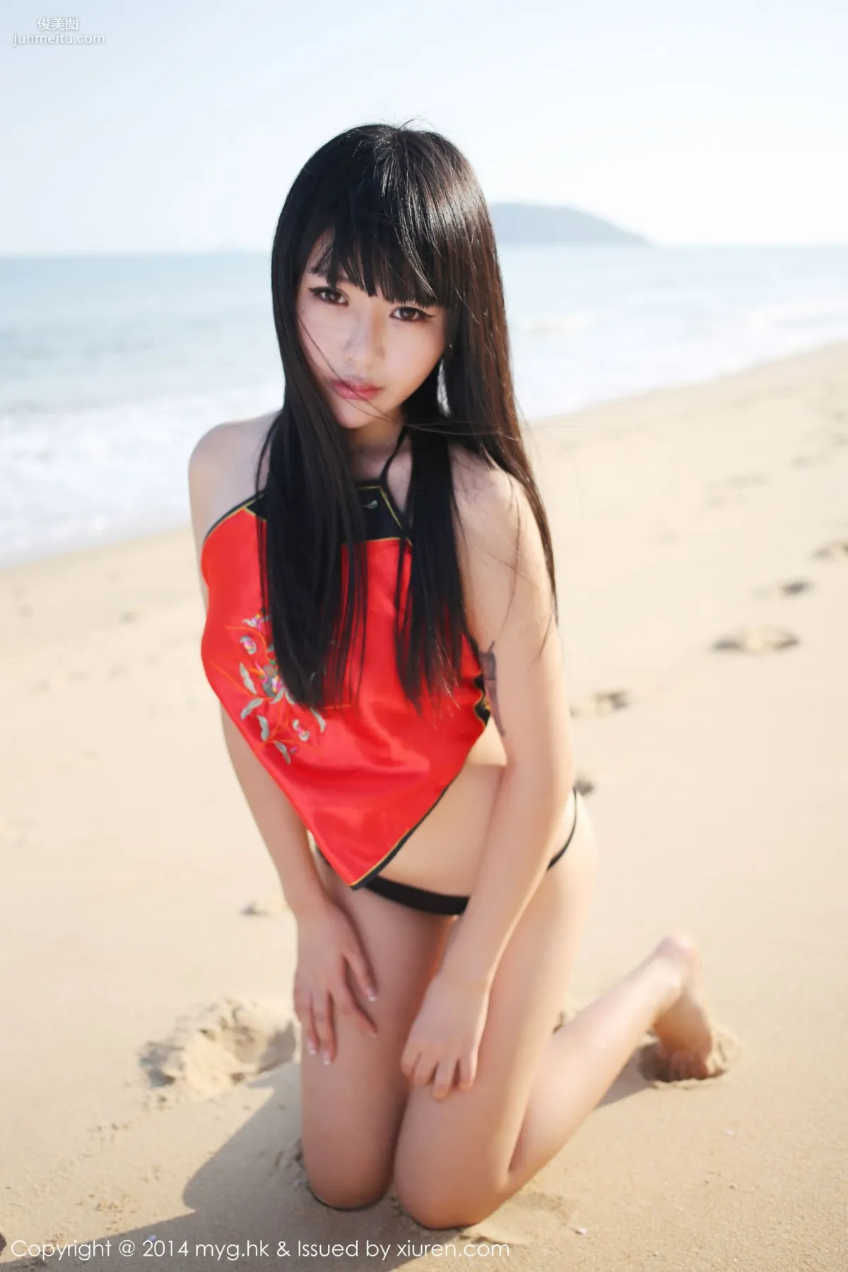 Babao icey 'Xiamen Travel Shoot' Swimsuit + Uniform [MyGirl] Vol.075 Photo Set photo 48