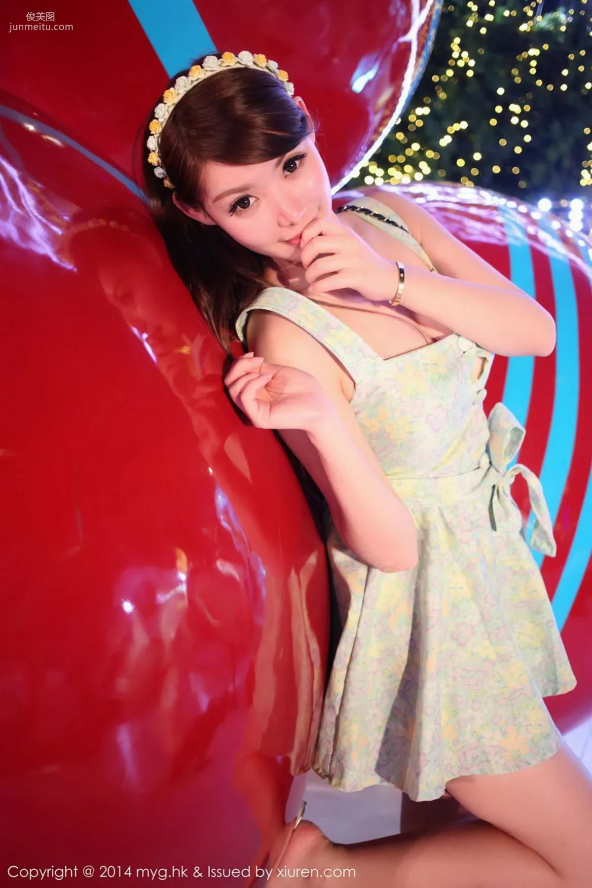 MARA Jiang 'Thailand Travel Shoot' Sexy Lingerie + Short Skirt Street Snap [MyGirl] Vol.085 Photo Set photo 39