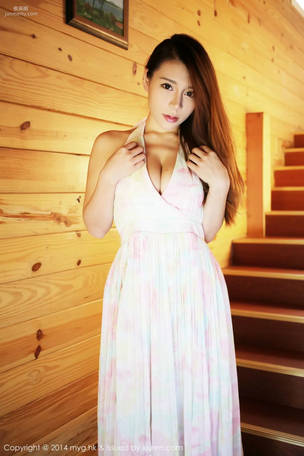 Vetiver Jiabao Beier "Xiamen Travel Shoot" Fresh Long Dress + Lingerie + Bikini [MyGirl] Vol.074 Photo Set photo 1