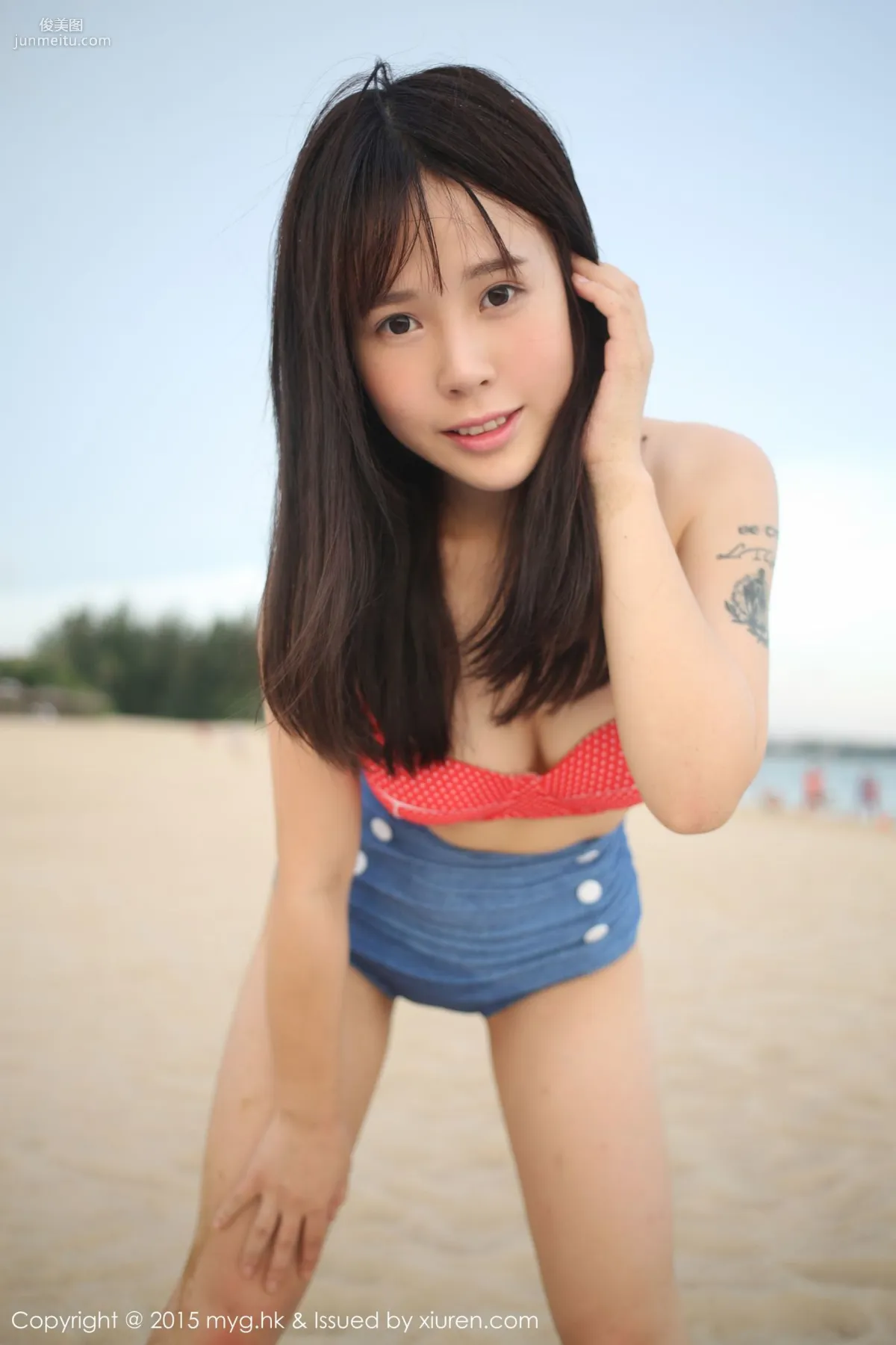 Evelyn Ai Li, School Swimsuit + Swimsuit Outdoor Shoot [MyGirl] Vol.175 Photo Set photo 58