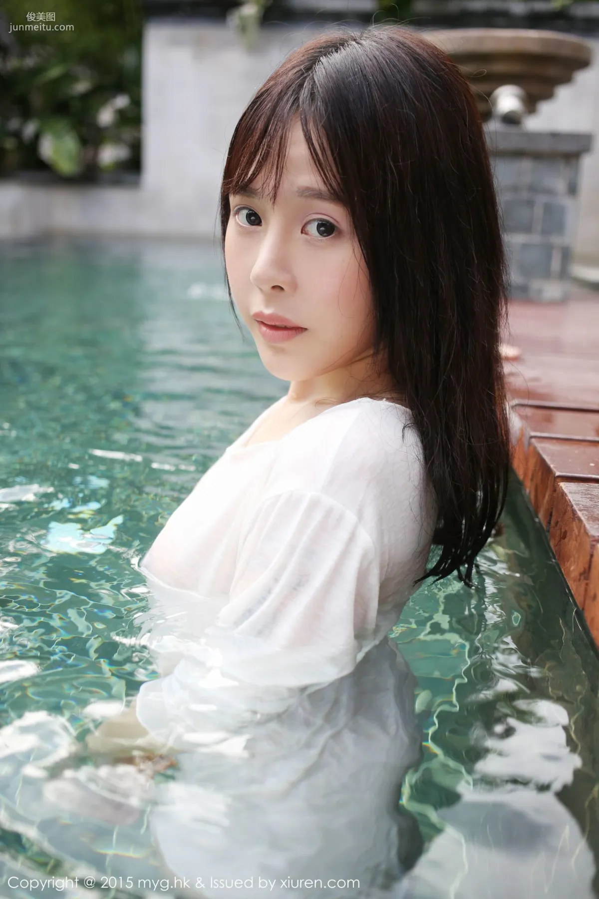 Ai Li Evelyn, Wet in the Pool [MyGirl] Vol.180 Photo Set photo 15