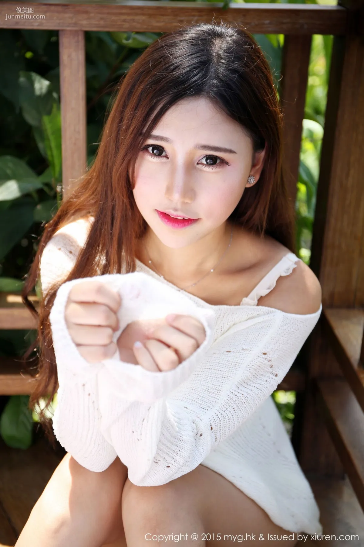Milk Chuchu, Lombok Travel Shoot, Outdoor Shoot 4 Sets of Lingerie [MyGirl] Vol.160 Photo Set photo 15