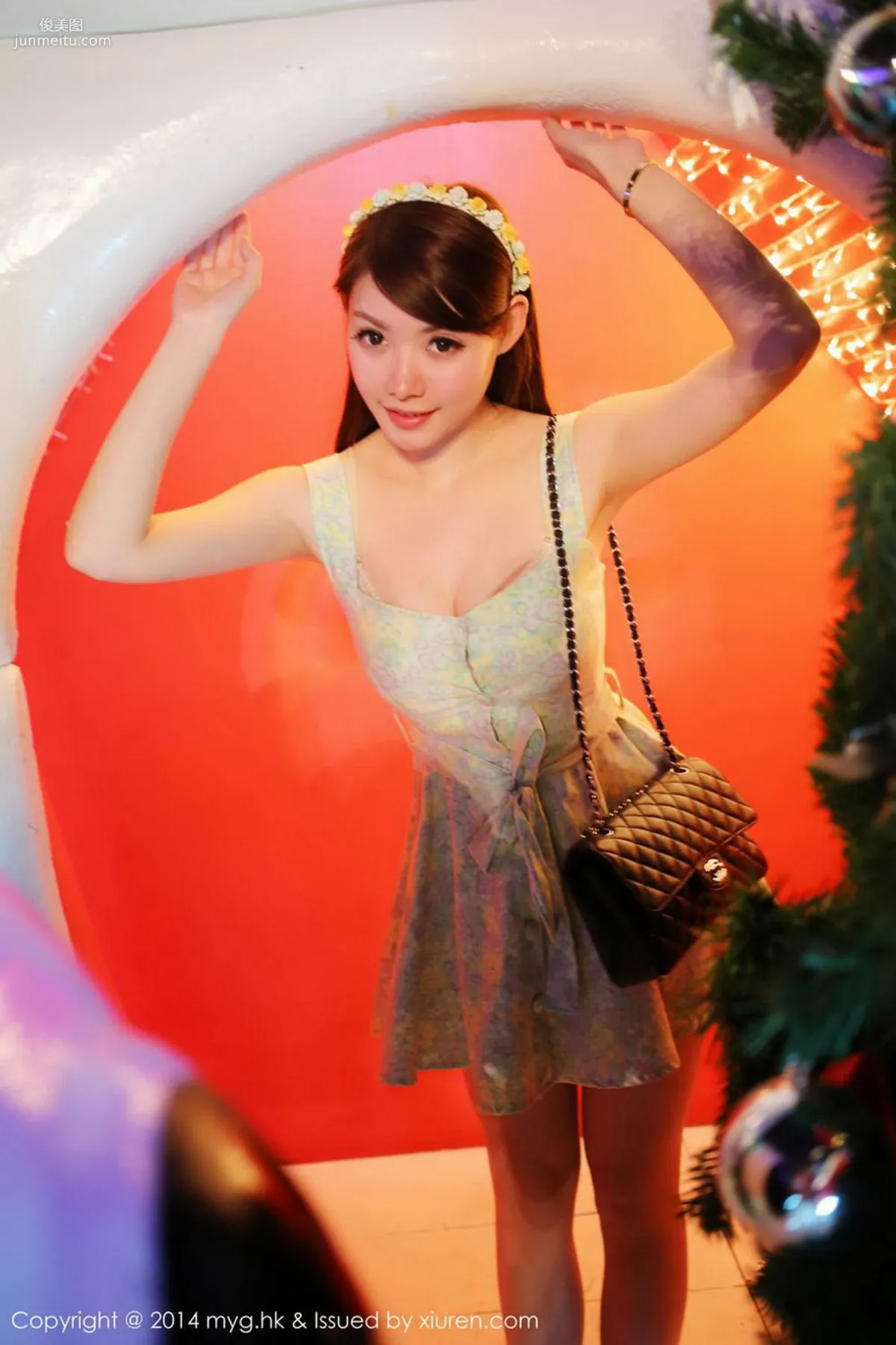 MARA Jiang 'Thailand Travel Shoot' Sexy Lingerie + Short Skirt Street Snap [MyGirl] Vol.085 Photo Set photo 48