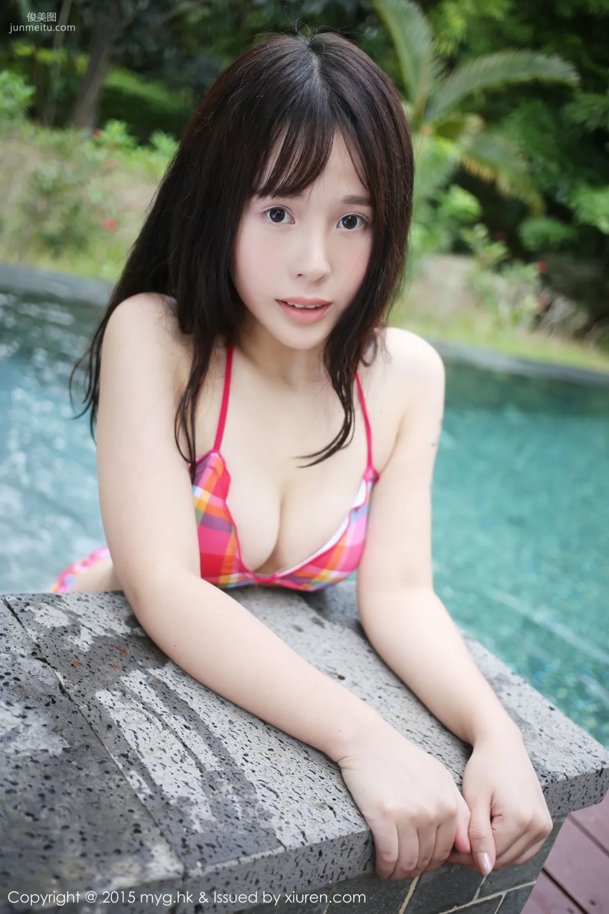 Evelyn Ai Li, Bold Bikini Wet Outdoor Shoot [MyGirl] Vol.186 Photo Set photo 53