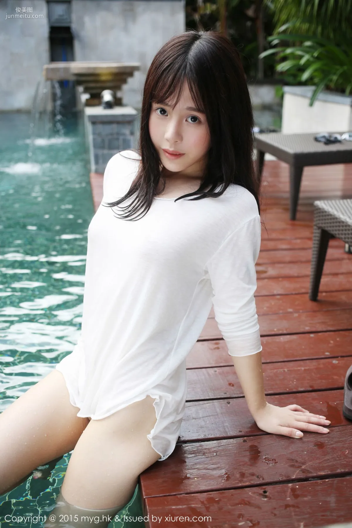 Ai Li Evelyn, Wet in the Pool [MyGirl] Vol.180 Photo Set photo 11