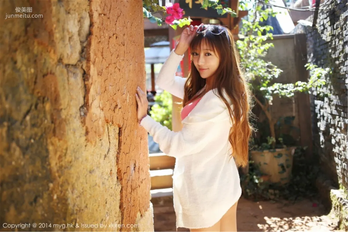 Yanni Wang, Lijiang Travel Shoot, Pajamas + 2 Sets of Lingerie [MyGirl] Vol.068 Photo Set photo 61