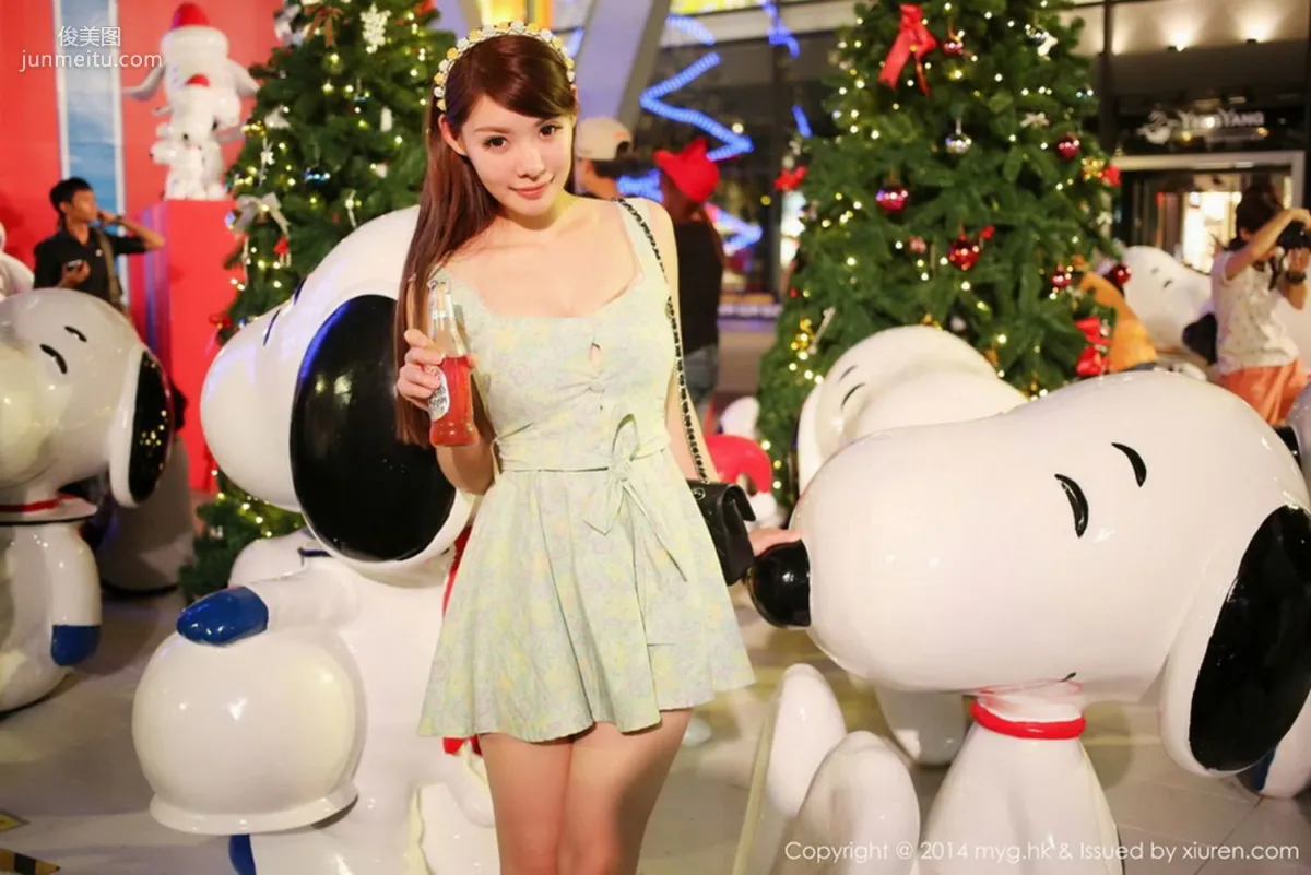 MARA Jiang 'Thailand Travel Shoot' Sexy Lingerie + Short Skirt Street Snap [MyGirl] Vol.085 Photo Set photo 35