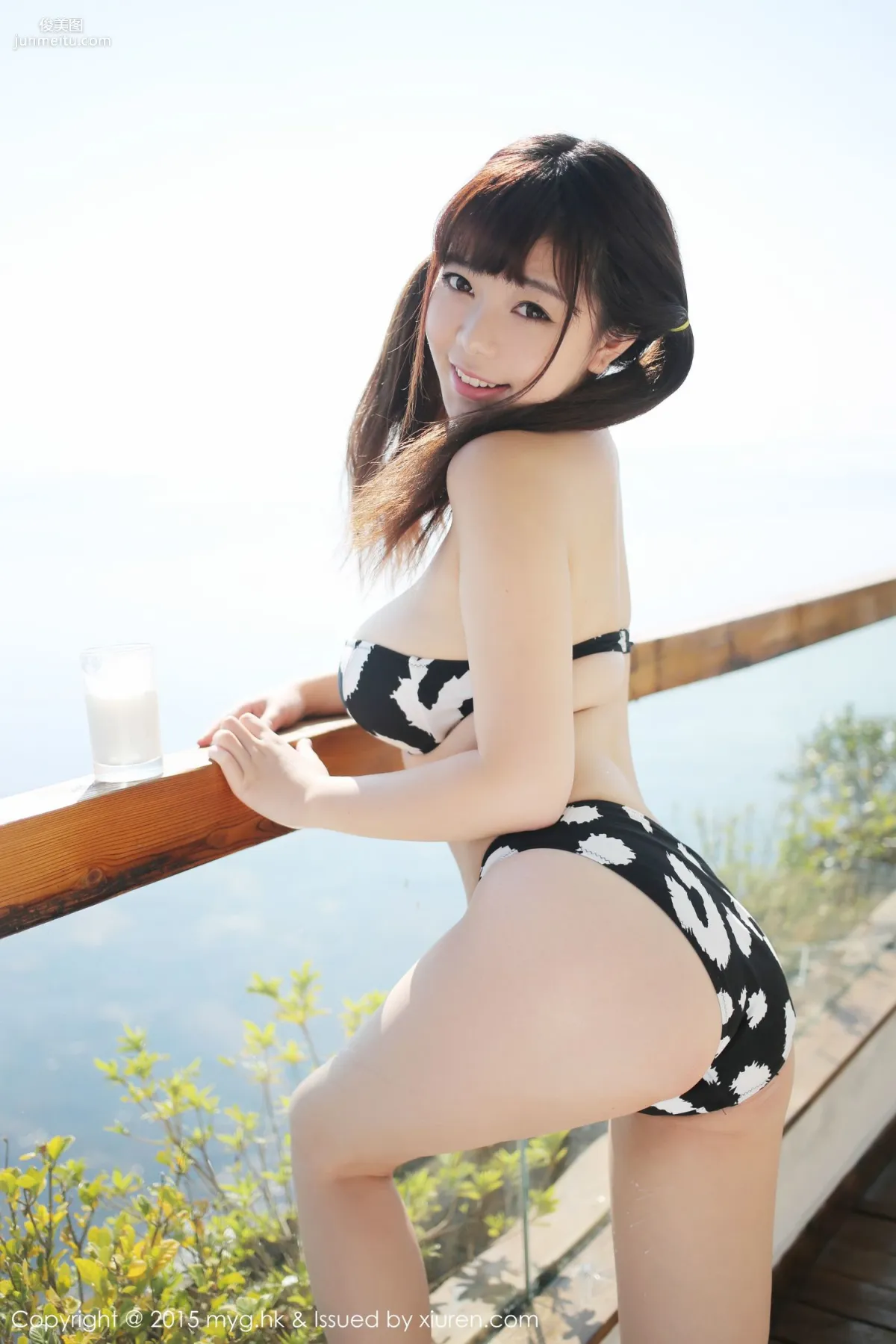 Big Breasts Fei @ Liu Feier Faye 'Outdoor Milk Chapter + Indoor Sexy Leather Pants Chapter!' [MyGirl] Vol.109 Photo Set photo 23