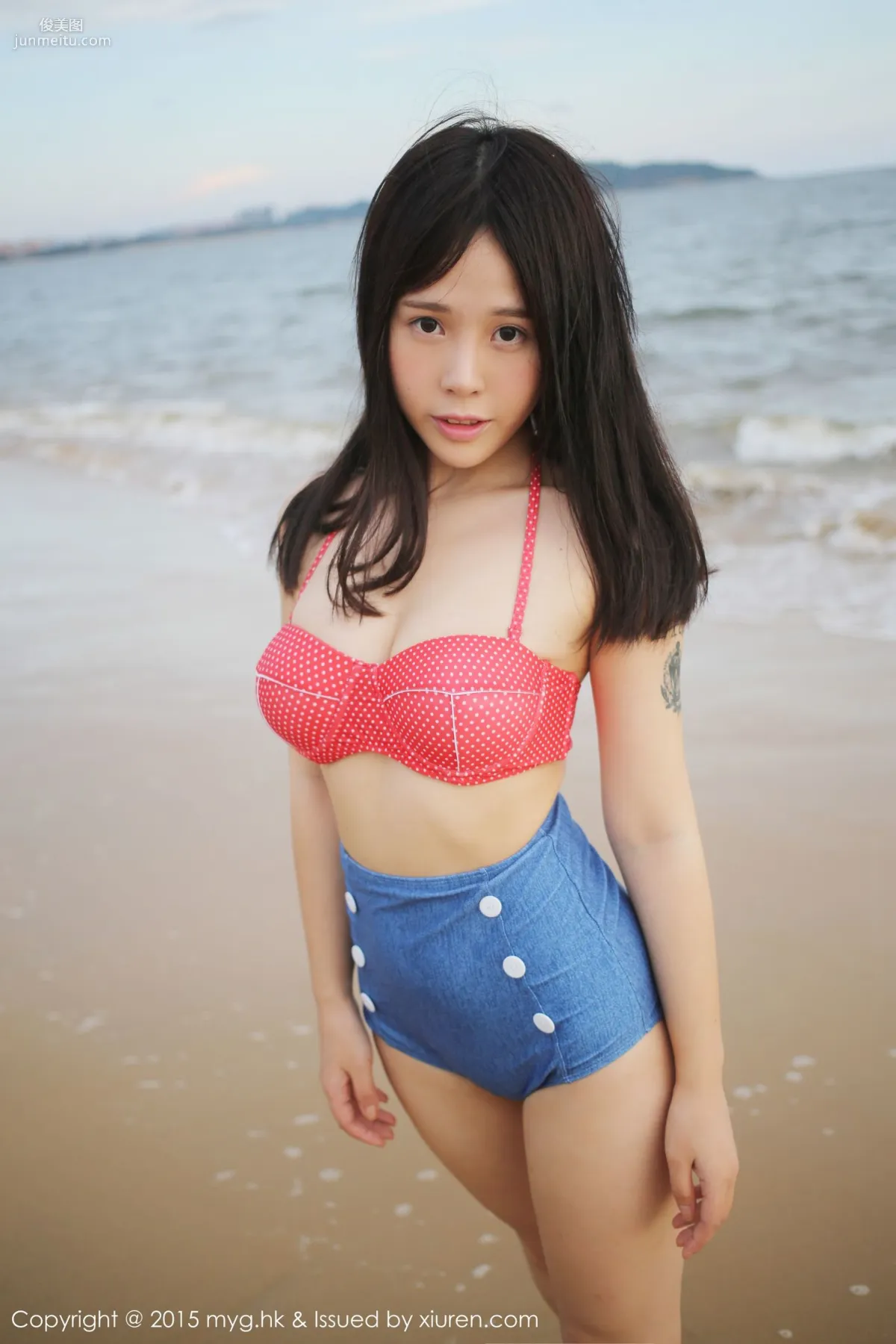Evelyn Ai Li, School Swimsuit + Swimsuit Outdoor Shoot [MyGirl] Vol.175 Photo Set photo 47