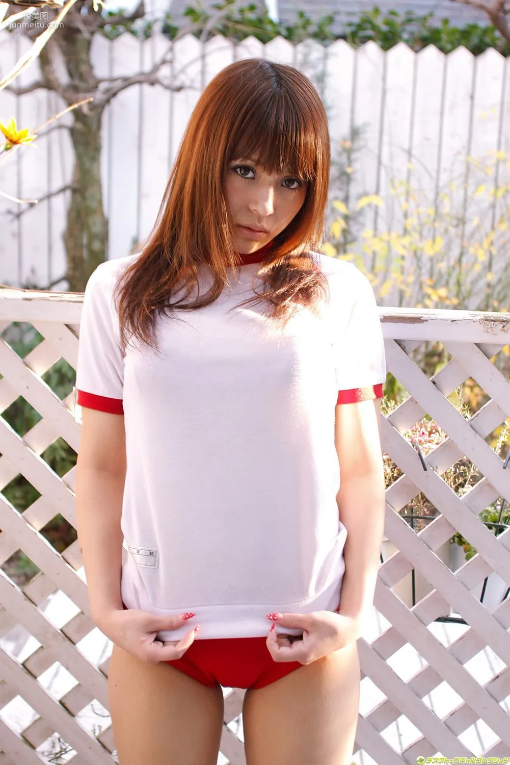 [DGC] NO.812 Ari Sakurazaki, Uniform Beautiful Girl Paradise Photo Set photo 1