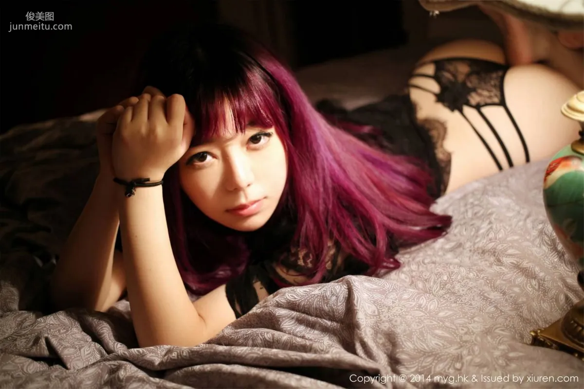Liu Feier Faye, Xiamen Travel Shoot, Big Bust Beautiful Breasts + Fresh Lace [MyGirl] Vol.078 Photo Set photo 35