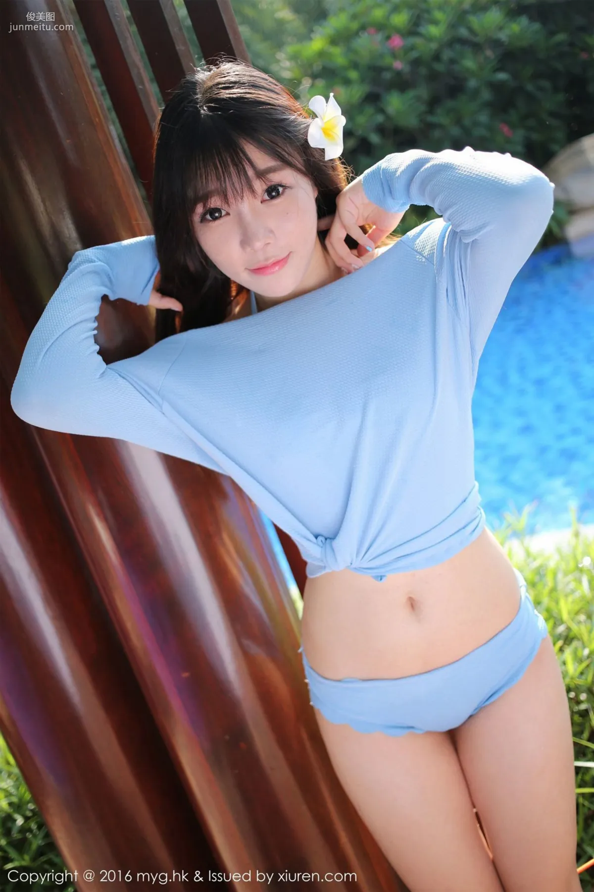 Zhizhi Booty, Sanya Travel Shoot, Fresh Girl's Temptation, [MyGirl] Vol.224 Photo Set photo 11