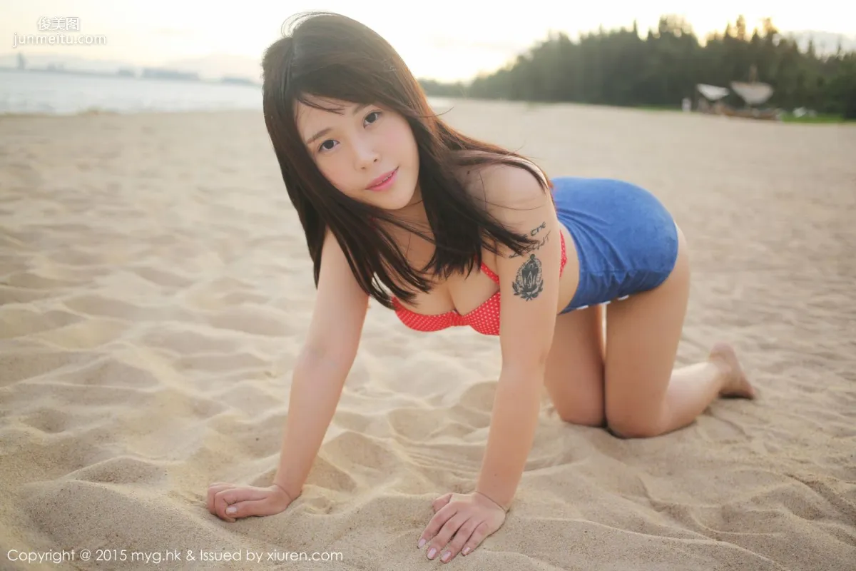 Evelyn Ai Li, School Swimsuit + Swimsuit Outdoor Shoot [MyGirl] Vol.175 Photo Set photo 57