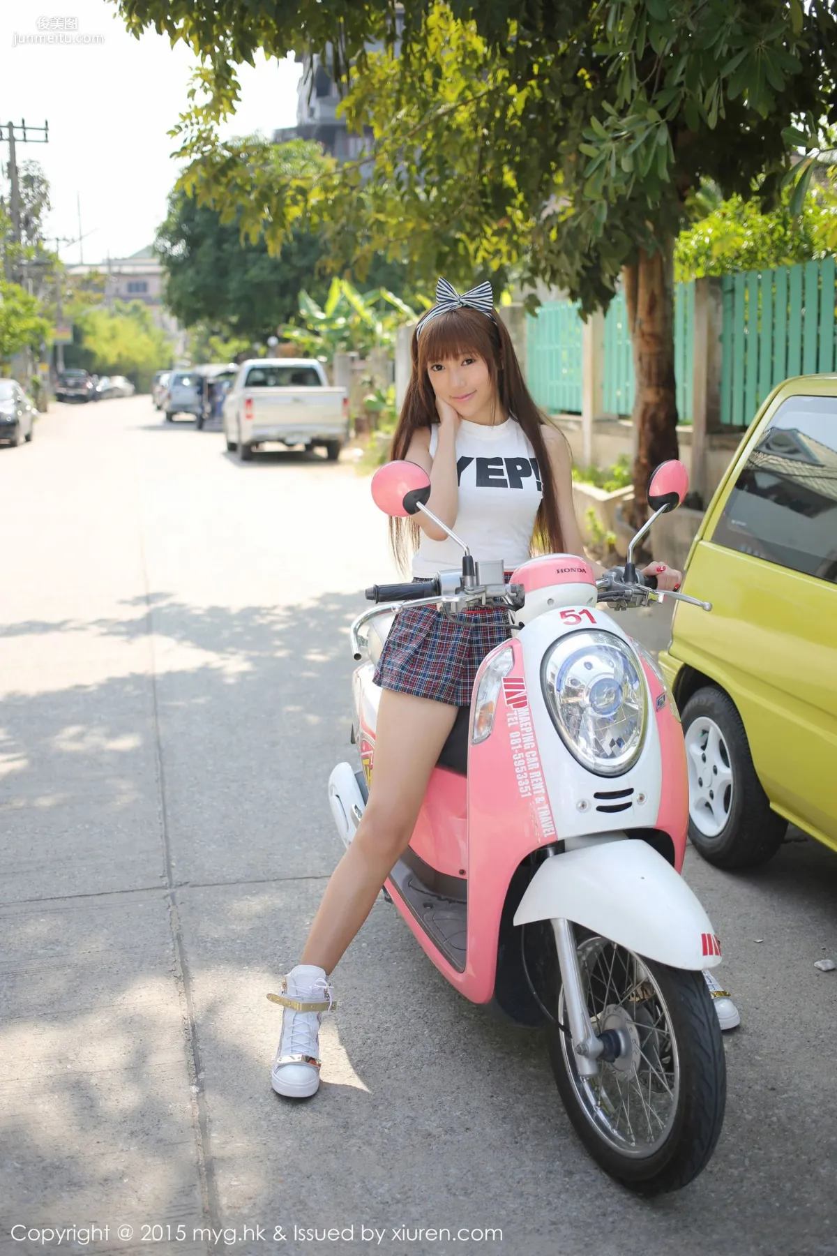 Yanni Wang 'Street Snap Ultimate School Uniform Girl' [MyGirl] Vol.103 Photo Set photo 40