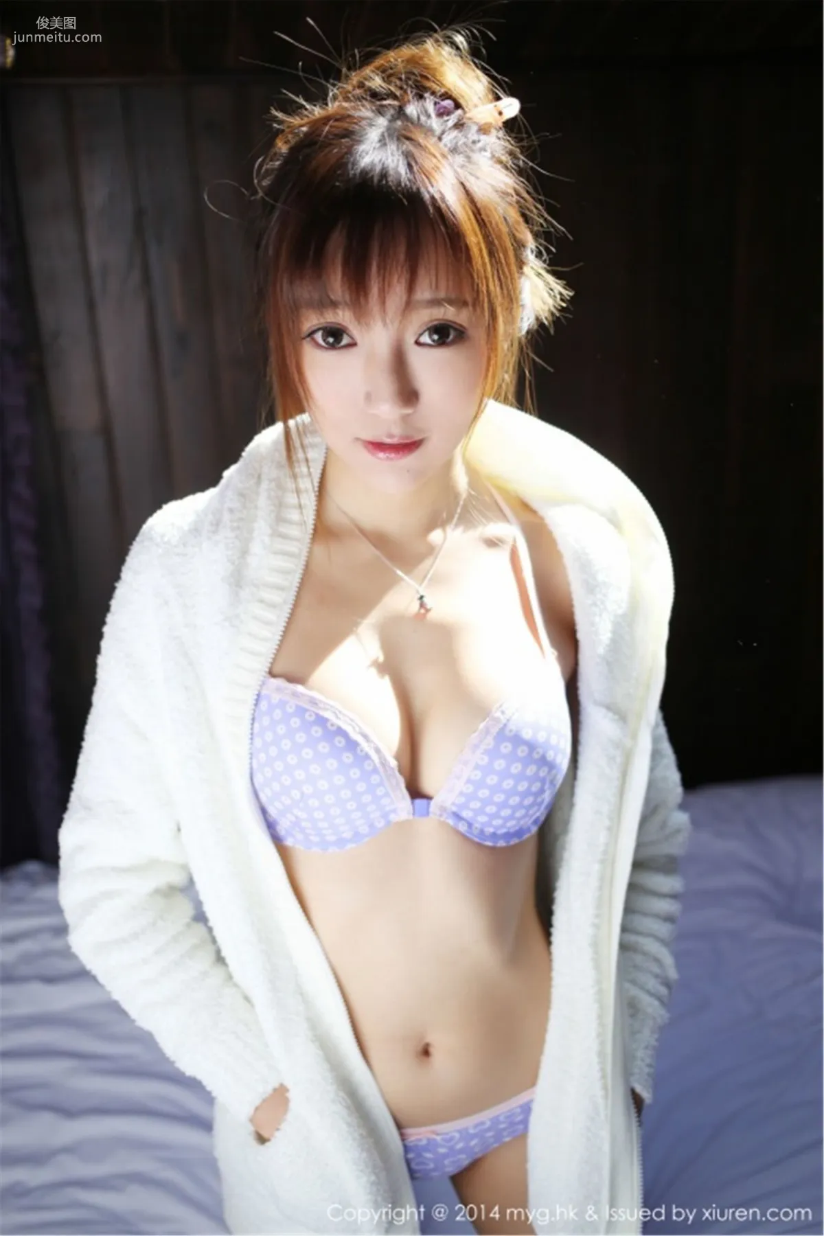 Yanni Wang, Lijiang Travel Shoot, Pajamas + 2 Sets of Lingerie [MyGirl] Vol.068 Photo Set photo 14