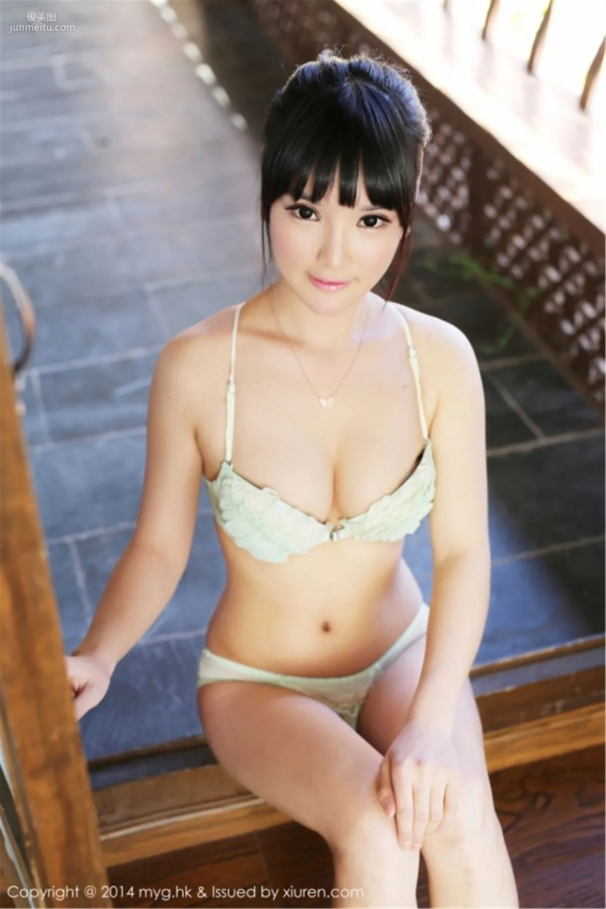 Nier Bluelabel, Outdoor Shoot 2 Sets Fresh Lingerie [MyGirl] Vol.070 Photo Set photo 10